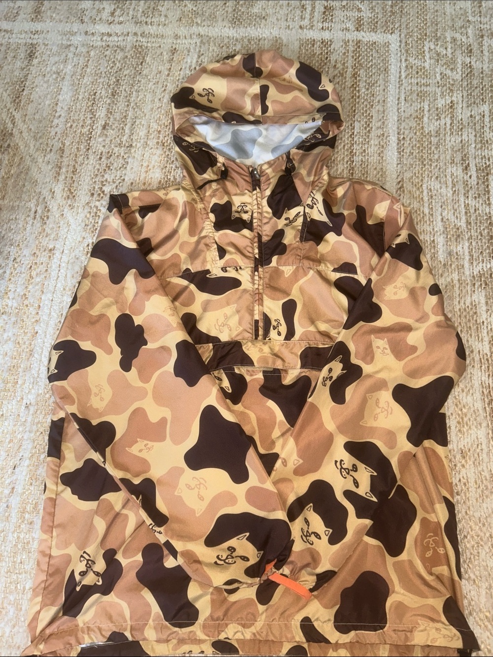 Ripndip Camouflage Jacket in Tan & Gray